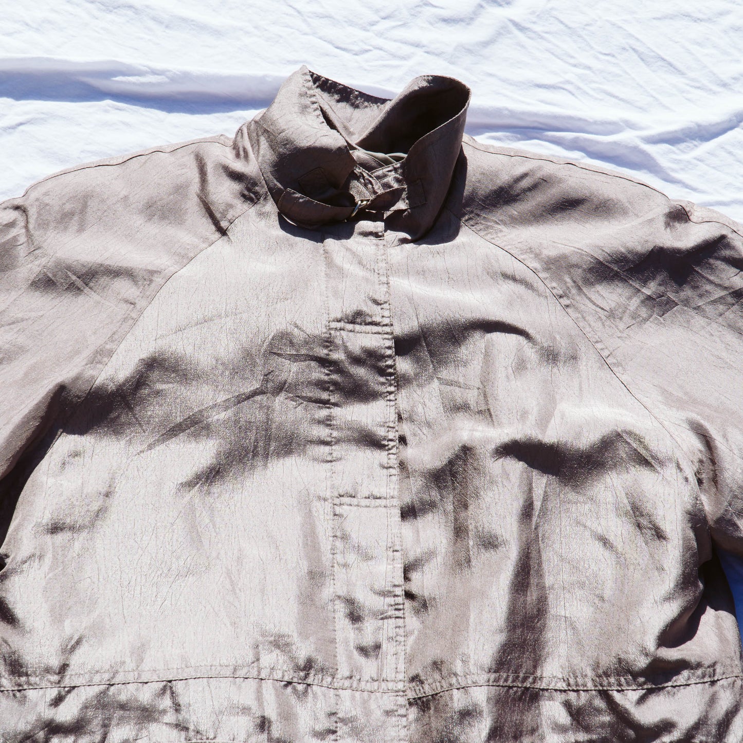 Men's 80's Metallic Taupe Jacket | M